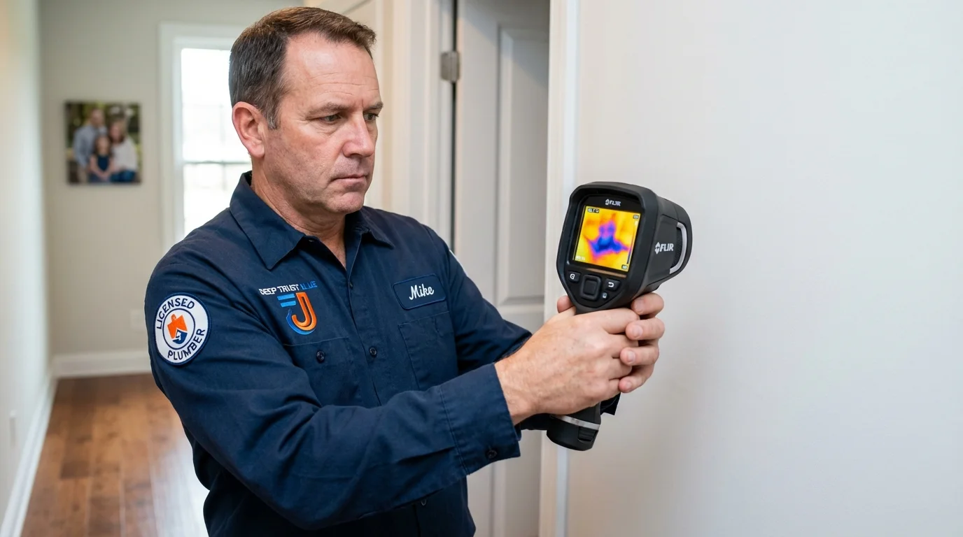 Thermal imaging leak detection by Johns Plumbing LLC in Prospect